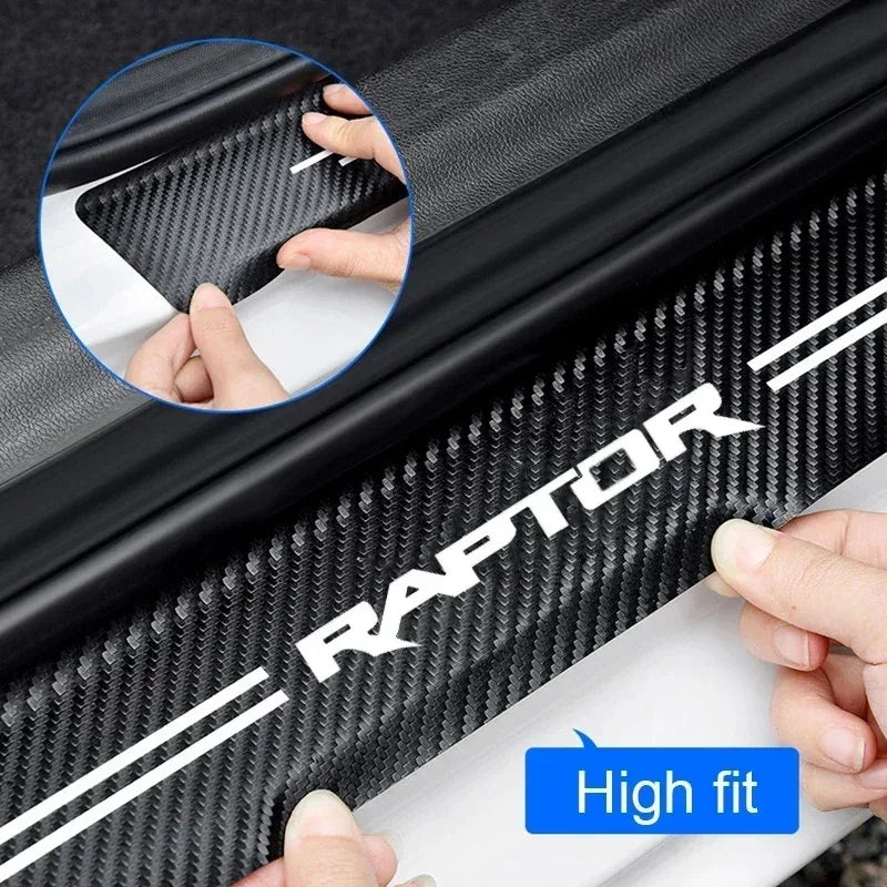 Ford Raptor 2025 Ranger Carbon Fiber Door Sill Guards Anti-Kick - trunk 1pc