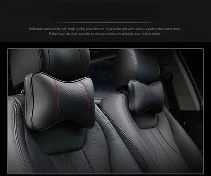 Toyota Neck Pillow and Seat Belt Shoulder Pads - Camry Auris Corolla Yaris Aygo RAV4 Prius Hilux Avensis Land Cruiser - 2Pcs-For Toyota 1