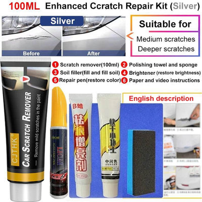 Car Scratch Remover & Paint Repair Compound – Swirl Remover & Polishing Wax for Auto Body Care - 1 PC