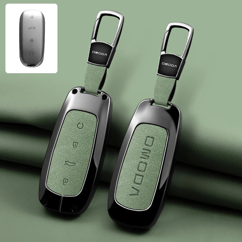 Zinc Alloy Leather Car Key Case Chery Omoda C7 2025 2026 Cover