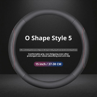 Jetour Nappa Leather Steering Wheel Cover - Round Shape / Style 5