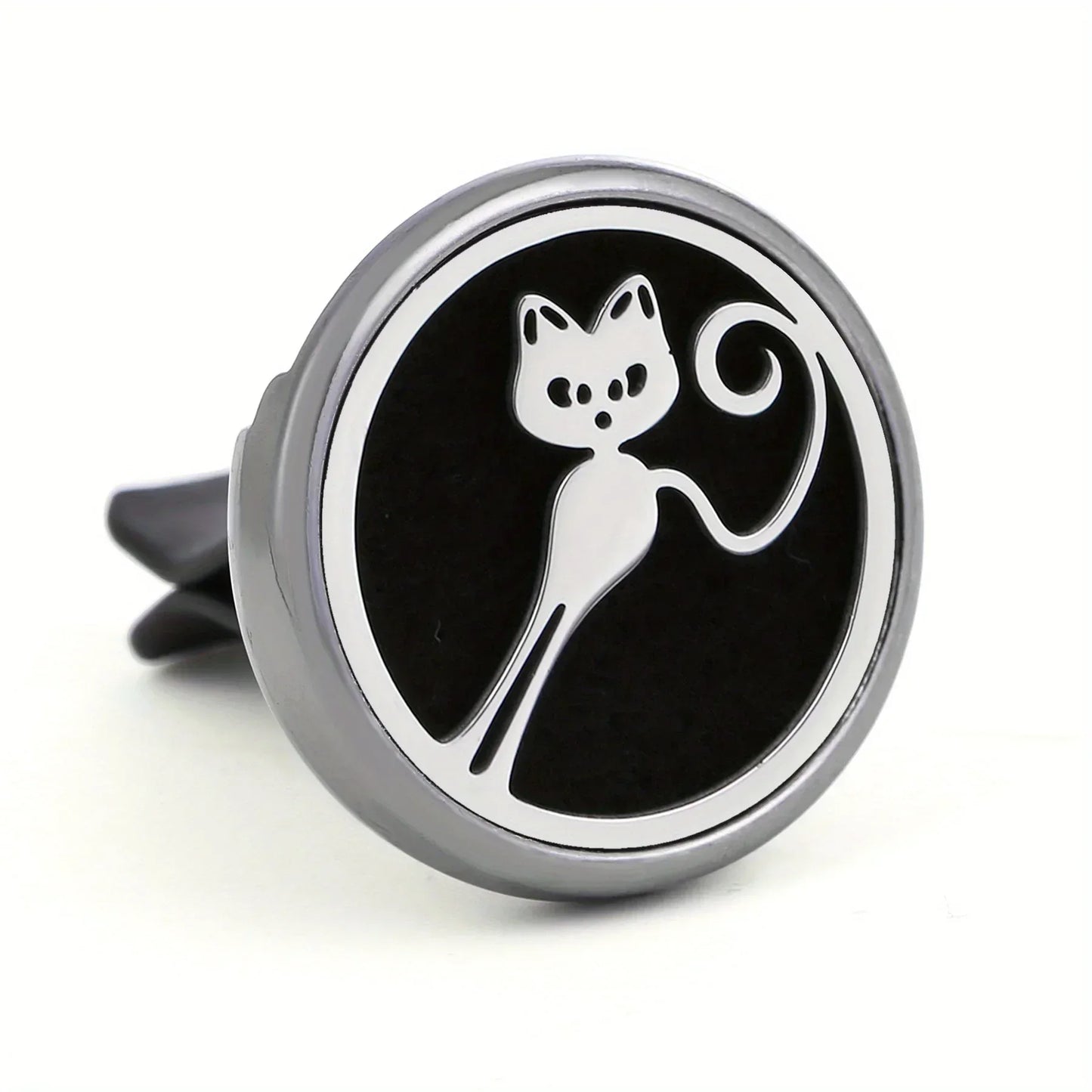 Refillable Car Air Freshener Vent Clip with 10 Pads - A