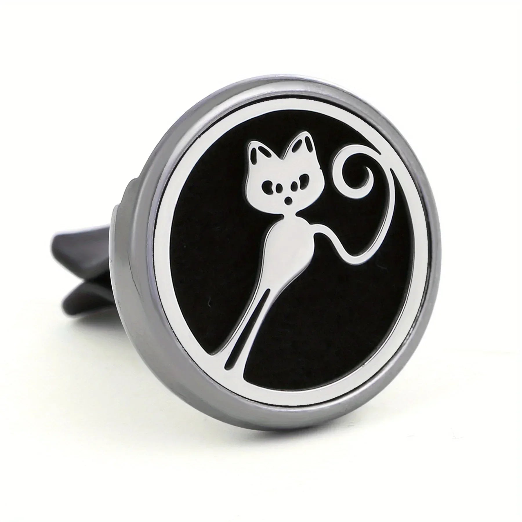 Refillable Car Air Freshener Vent Clip with 10 Pads - A