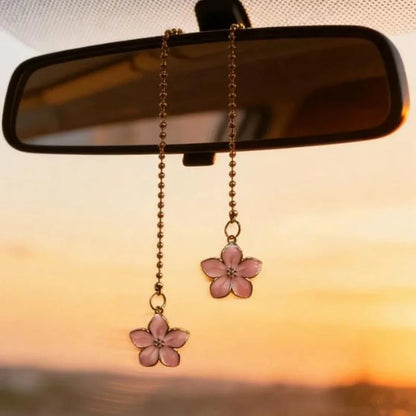 Sakura Flower Car Mirror Pendant