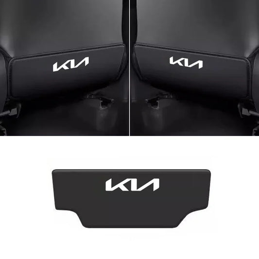 KIA Car Seat Back Protector Anti-Kick Mat - Black