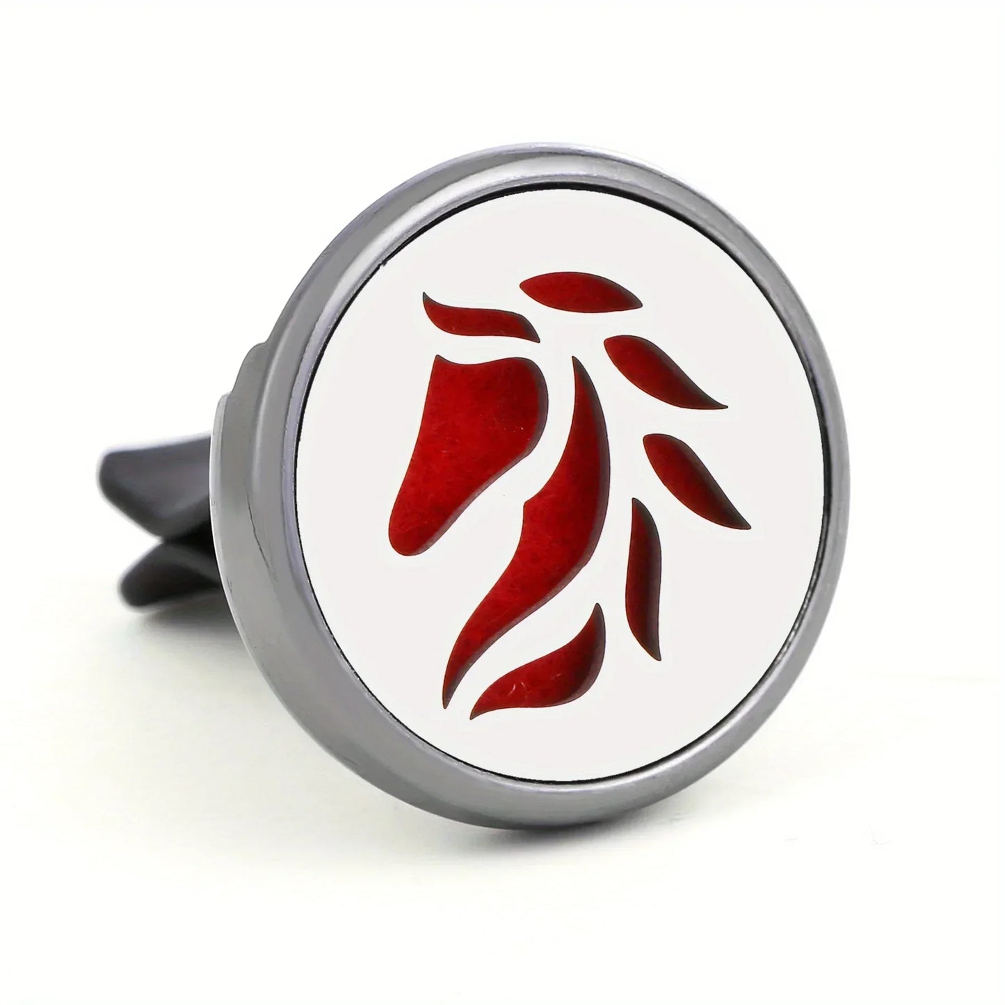 Refillable Car Air Freshener Vent Clip with 10 Pads - A