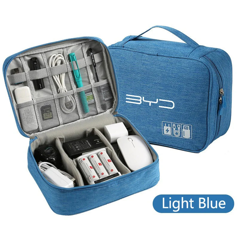 BYD Car Multi-Function Storage Bag Travel Organizer with Compartments