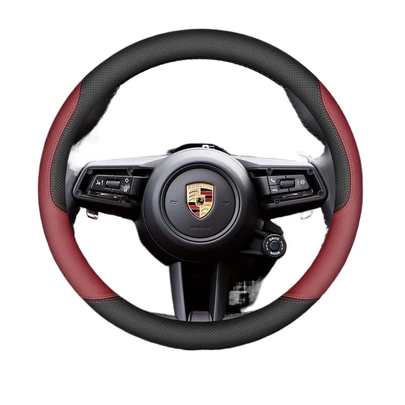 Porsche Leather Steering Wheel Cover 2024-2025