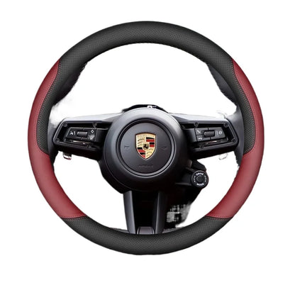 Porsche Leather Steering Wheel Cover 2024-2025