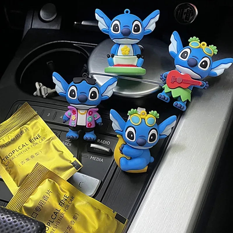 Disney Stitch Car Air Freshener Vent Clip - Anime Figure Ornament - A