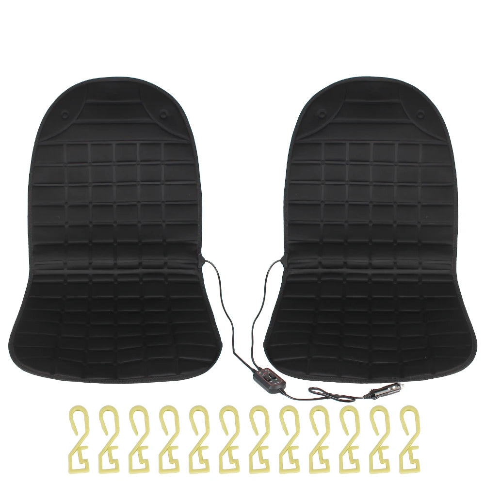12V Electric Heated Car Seat Cushion – Winter Warm Universal Car & Home Pad - 1 pc