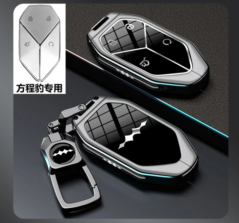 BYD Zinc Alloy Key Fob Cover – Leopard 5, Leopard 8 & Ti3/Ti7