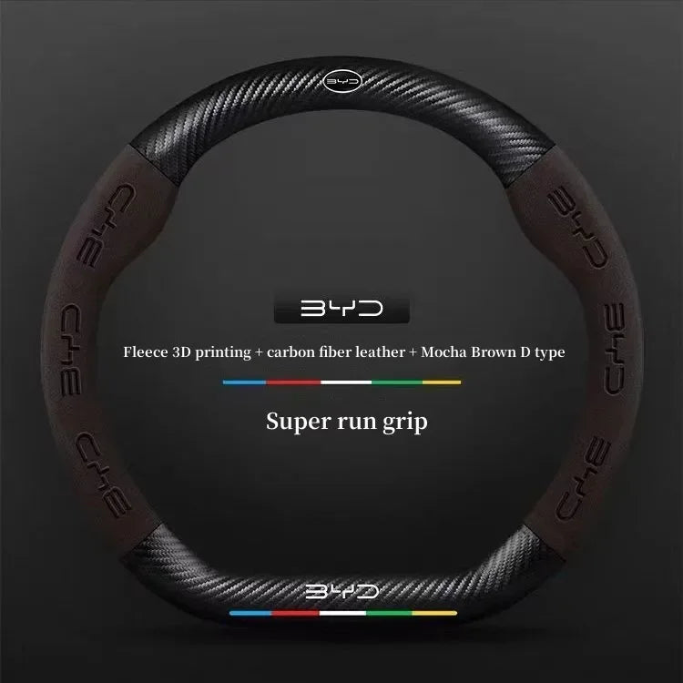 BYD Suede Steering Wheel Cover