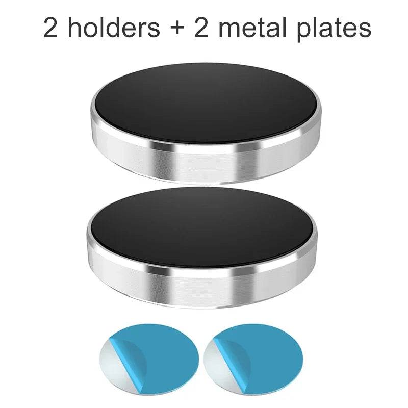 Magnetic Car Phone Holder – Universal Dashboard & Wall Mount Stand for iPhone, Samsung, Xiaomi, Huawei & More - Black