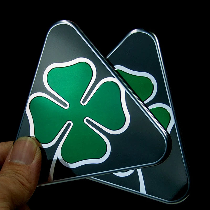 Alfa Romeo Quadrifoglio Black Clover Badge Emblem