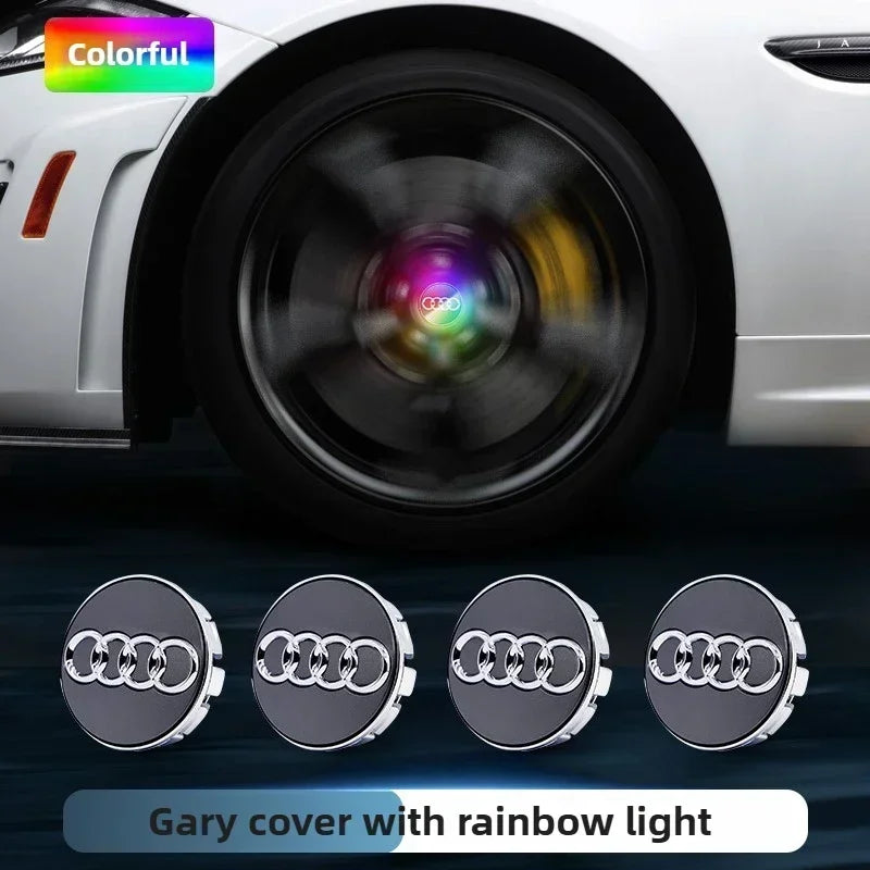 Audi LED Hub Center Caps