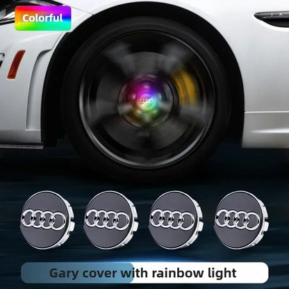 Audi LED Hub Center Caps
