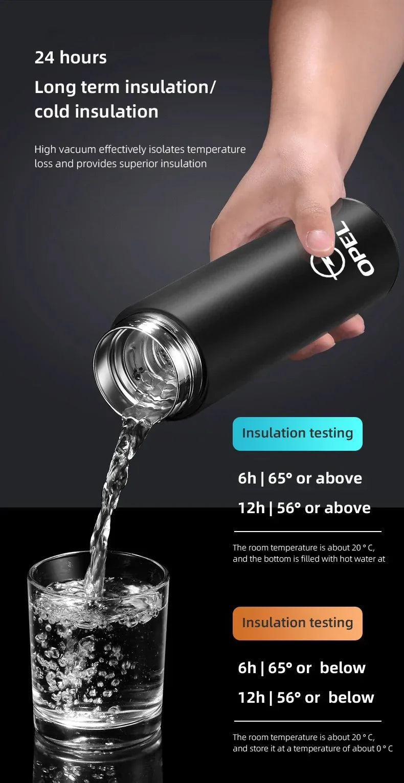 Opel Smart Thermos Bottle 500ML - White