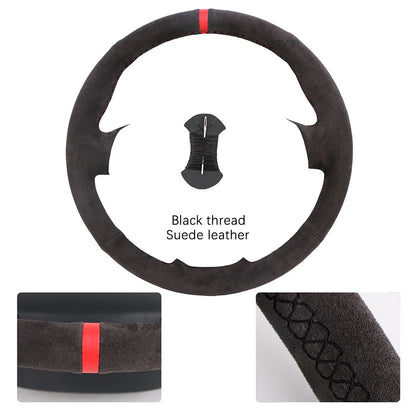 Renault and Dacia Stitch-On Steering Wheel Cover - Black Thread (Type C)