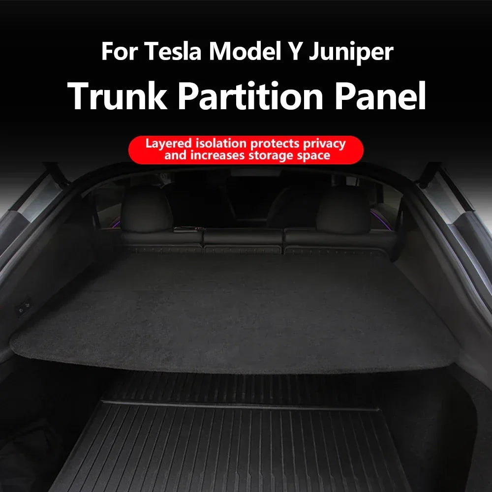 Tesla Model Y Juniper 2025 Trunk Retractable Cargo Cover - 