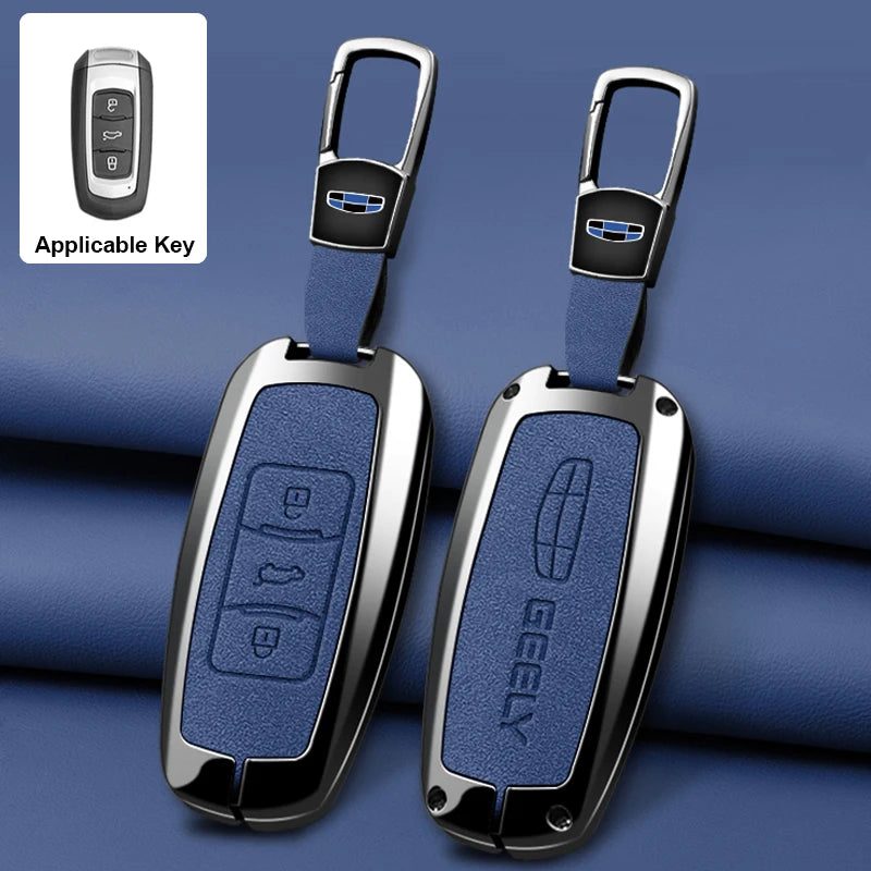 Alloy Remote Key Case for Geely Emgrand 7 EX7 GT GC9 GX3 Atlas GS
