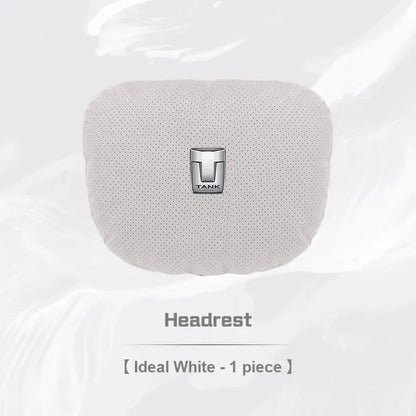 GWM Tank Neck Pillow & Lumbar Support Cushion - White Neck Pillow