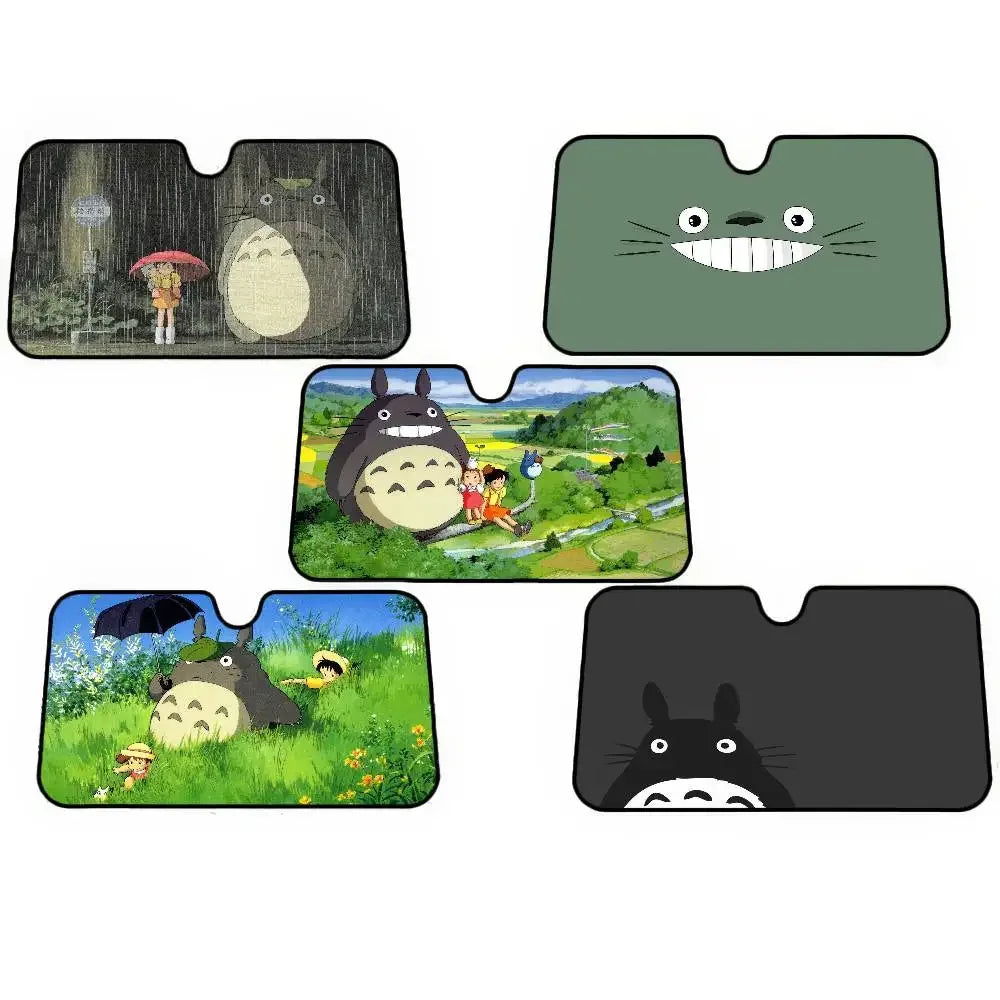 Studio Ghibli Totoro Car Windshield Sunshade - UV Protection Visor - A