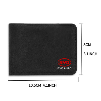 Suede-Style Driver Licence and Card Holder for BYD Models