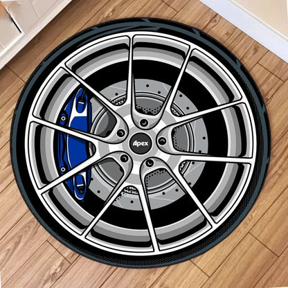 Wheels Carpet – Soft Rug for Living Room, Bedroom, & Bathroom