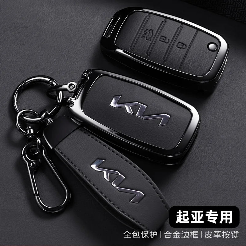 Kia Rio Optima Sportage Soul 3 Button Flip Remote Key Case Cover