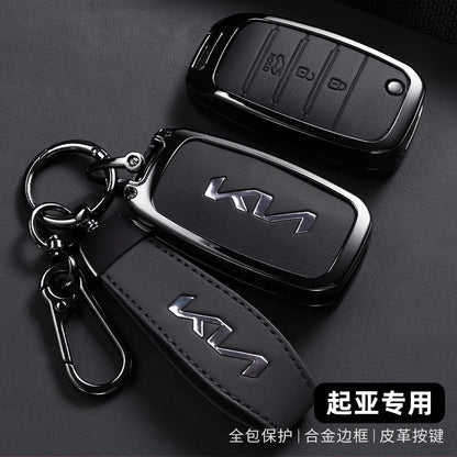 Kia Rio Optima Sportage Soul 3 Button Flip Remote Key Case Cover