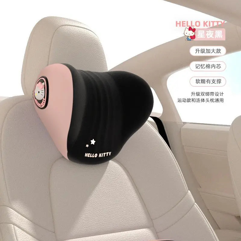 Sanrio Hello Kitty Kuromi & My Melody Car Headrest & Lumbar Pillow