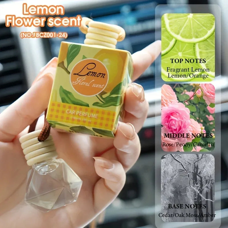 Mini Aromatherapy Car Air Freshener Essential Oil Diffuser Kit - Coconut