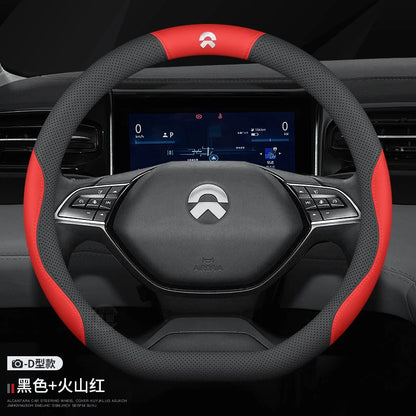 NIO Leather Steering Wheel Cover - Style 4
