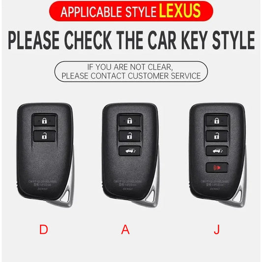 Zinc Alloy Car Key Case Cover for Lexus NX GS RX IS ES GX LX RC Models