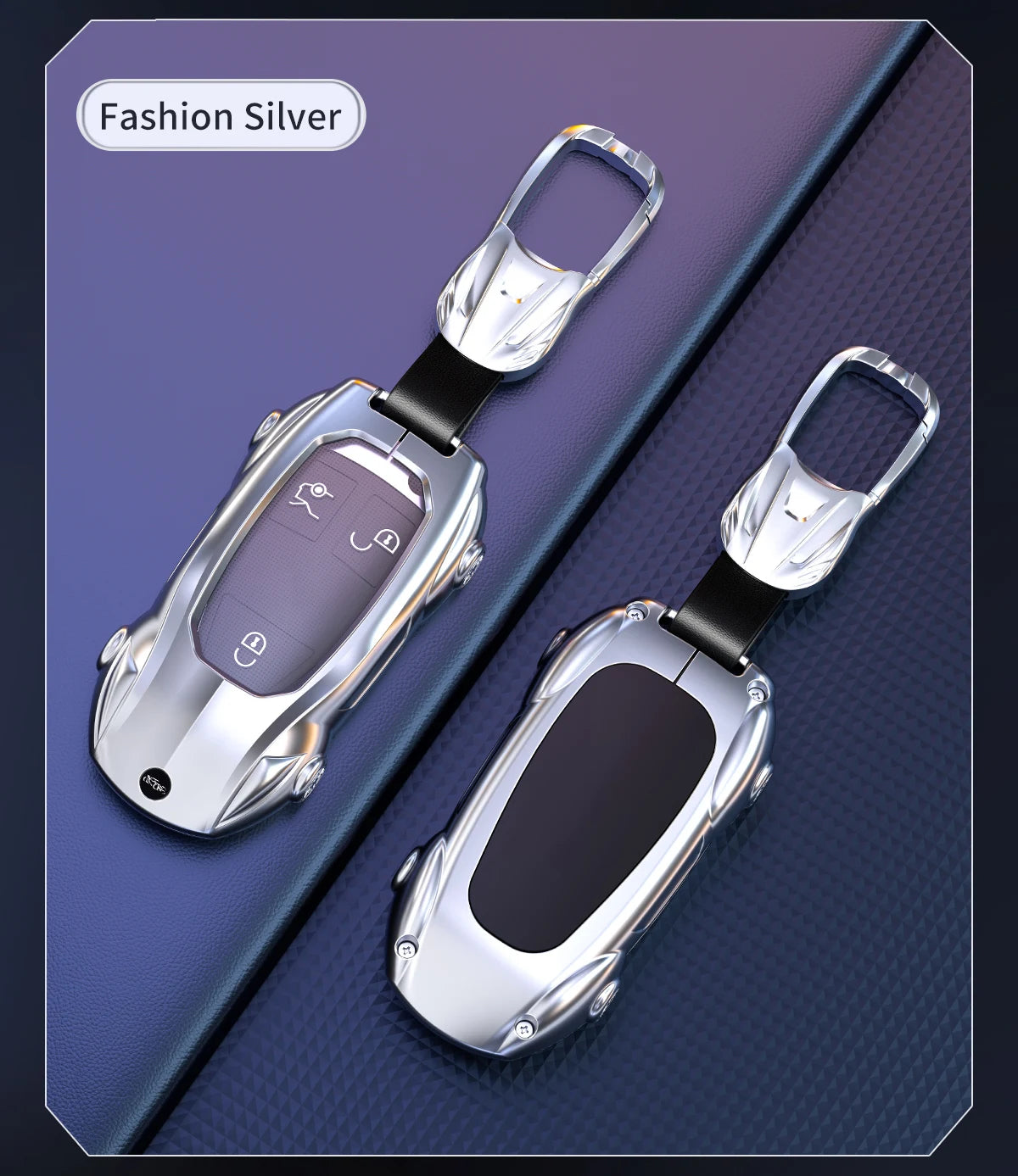Mercedes-Benz Zinc Alloy Car Key Cover – A, C, E & S Class