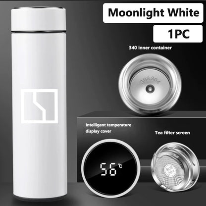 Stainless Steel Car Thermos Bottle with Temperature Display Zeekr 001 009 007