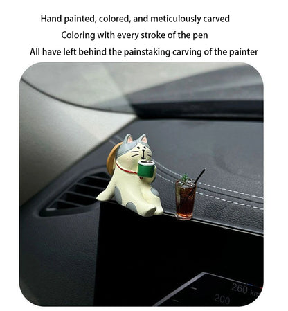 Cute Kitten Car Dashboard Ornament