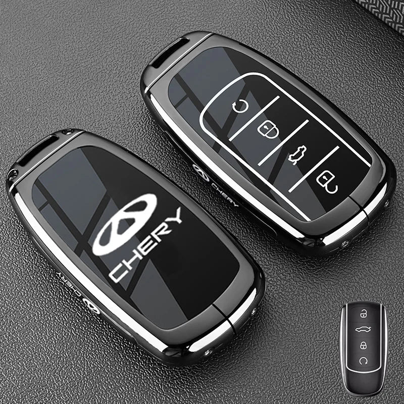 Zinc Alloy TPU Key Case Cover for Chery Jaecoo Tigo 7 8 Omoda C5