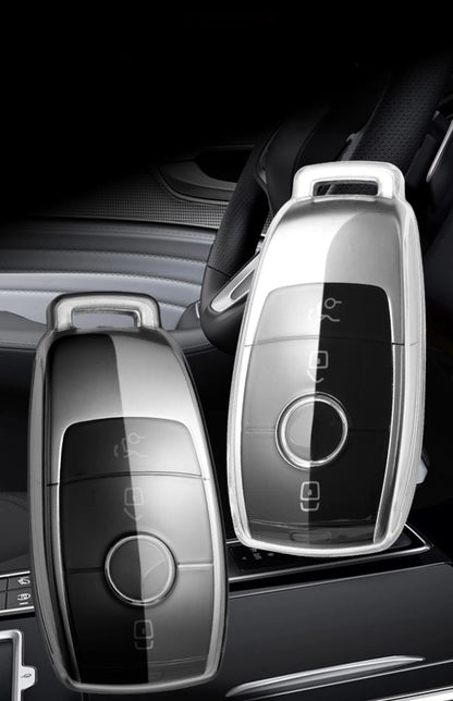Mercedes-Benz Clear TPU Key Fob Case — C, E, S and GLC Class