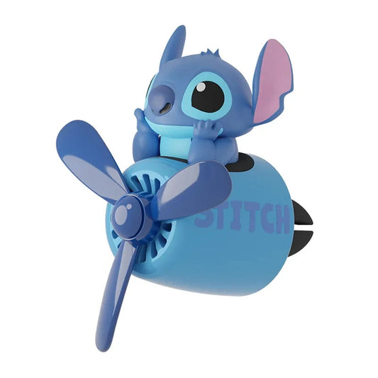Disney Stitch & Hello Kitty Kawaii Car Air Freshener – Cute Plane-Shaped Fragrance Outlet Accessory