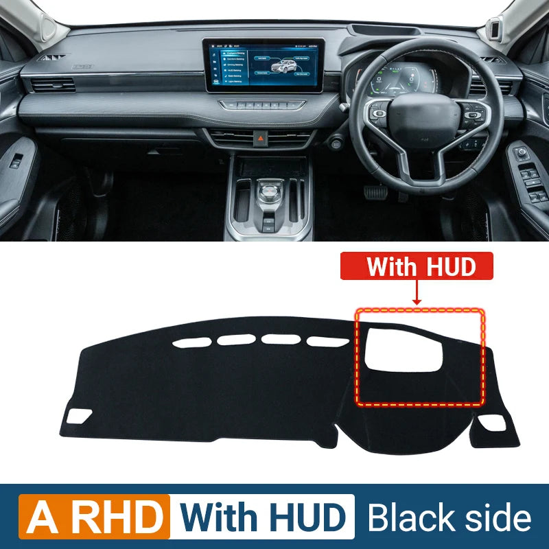 Haval Jolion Dash Mat - With HUD Black RHD / -