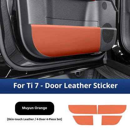 BYD Ti7 Leather Door Anti-Kick Protector Pads