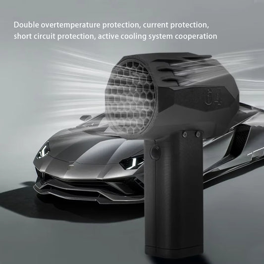 Turbo Car Blower Fan – Handheld High-Power Brushless Motor