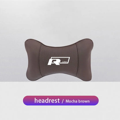 Volkswagen Leather Headrest Pillow