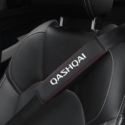 Nissan Qashqai Leather Seat Belt Shoulder Pad - 