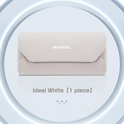 Haval Magnetic Leather Car Sunglasses Case