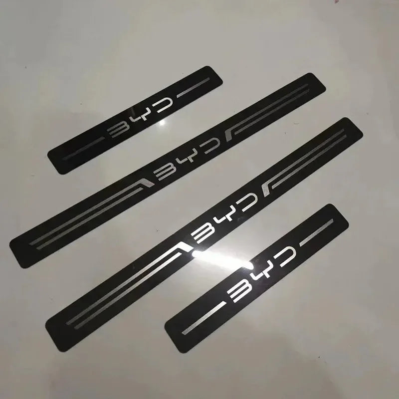 BYD Stainless Steel Door Sill Protector - Black