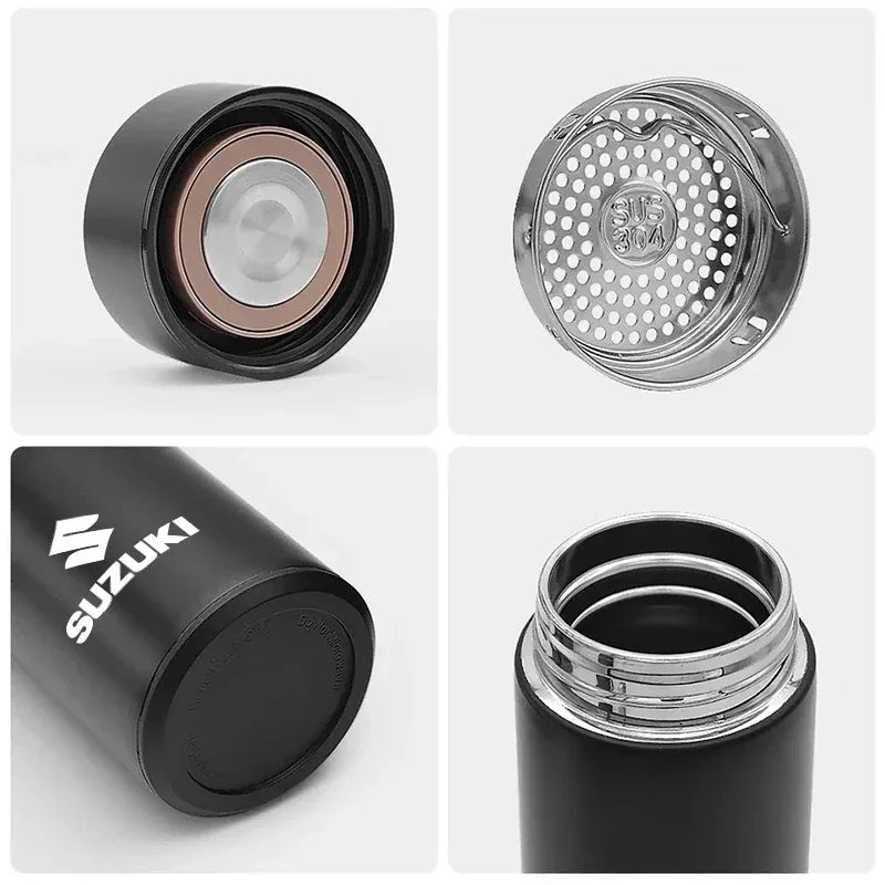 Suzuki 500ML Smart Thermos Cup - Black