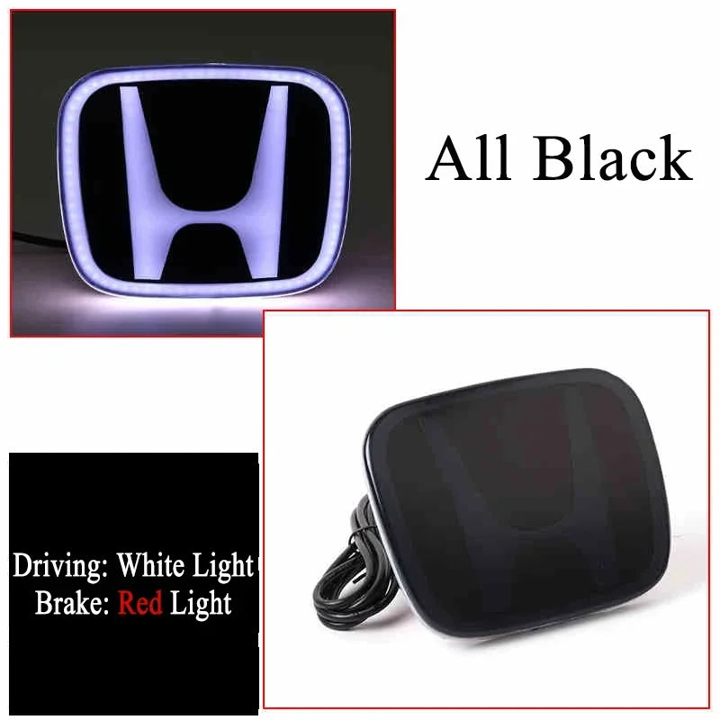 Honda LED Light Emblem Badge – Illuminated Front Rear Trunk Logo